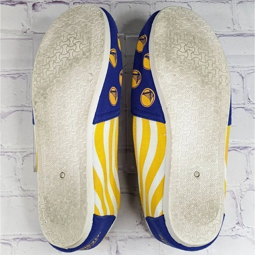 NBA Golden State Warriors Stripe Canvas Shoe